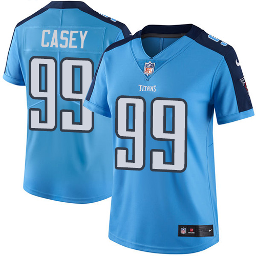 2019 Women Tennessee Titans #99 Casy light blue Nike Vapor Untouchable Limited NFL Jersey